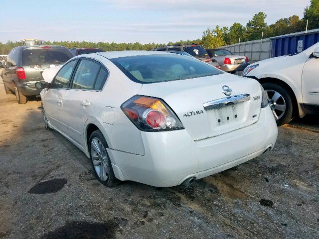 1N4BL2AP2CN529308 - 2012 NISSAN ALTIMA SR WHITE photo 3