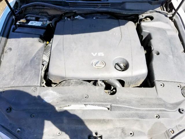 JTHBK262572049652 - 2007 LEXUS IS 250 SILVER photo 7