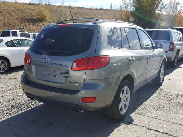 5NMSH73E09H246013 - 2009 HYUNDAI SANTA FE S GREEN photo 4