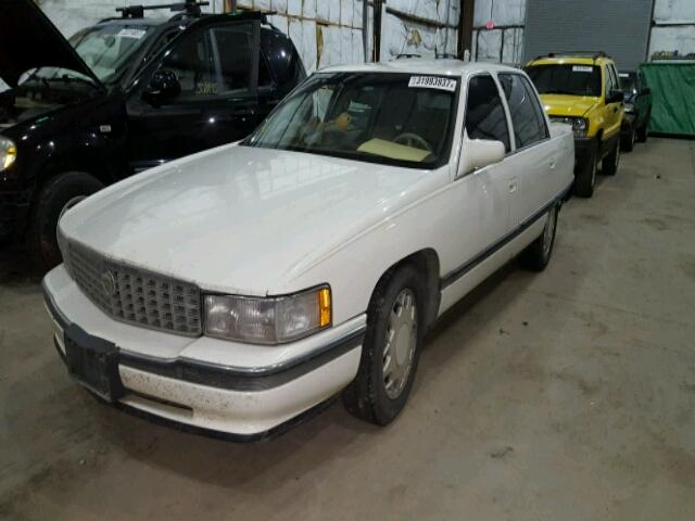 1G6KF52Y1SU272658 - 1995 CADILLAC DEVILLE CO WHITE photo 2