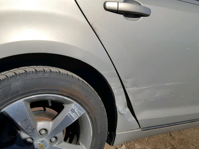 1G1ZC5EU5BF190751 - 2011 CHEVROLET MALIBU 1LT SILVER photo 9