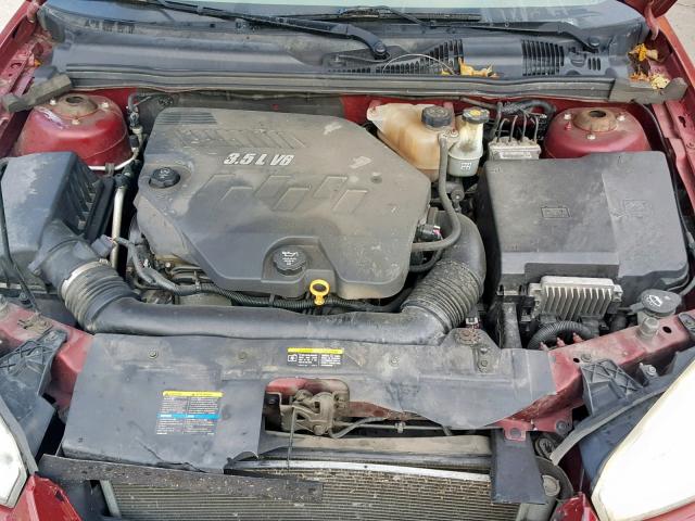 1G1ZT68NX7F226905 - 2007 CHEVROLET MALIBU MAX 栗色 照片 7