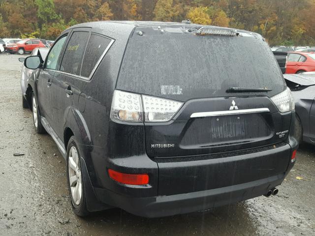 JA4JT5AX6BU013927 - 2011 MITSUBISHI OUTLANDER BLACK photo 3