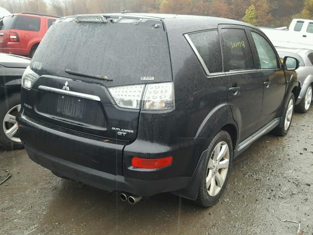 JA4JT5AX6BU013927 - 2011 MITSUBISHI OUTLANDER BLACK photo 4