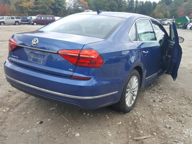 1VWBT7A39GC048796 - 2016 VOLKSWAGEN PASSAT SE BLUE photo 4