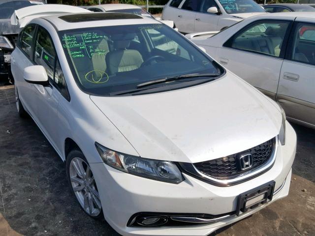 19XFB2F99DE007810 - 2013 HONDA CIVIC EXL 白色 照片 1