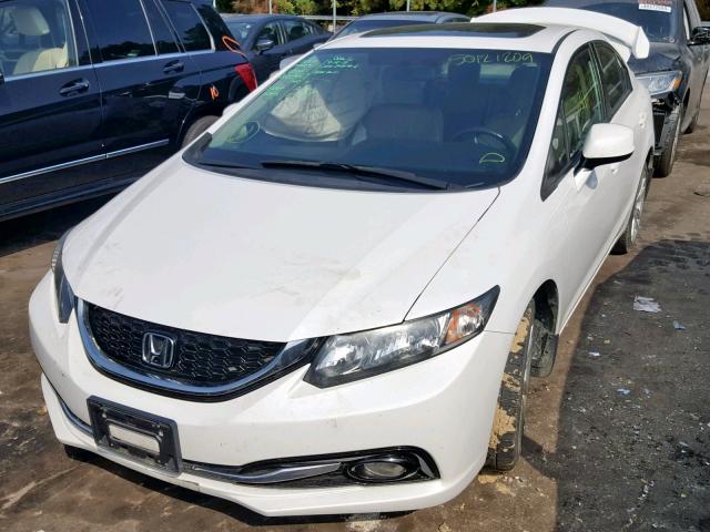 19XFB2F99DE007810 - 2013 HONDA CIVIC EXL 白色 照片 2