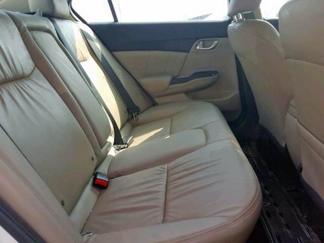 19XFB2F99DE007810 - 2013 HONDA CIVIC EXL 白色 照片 6