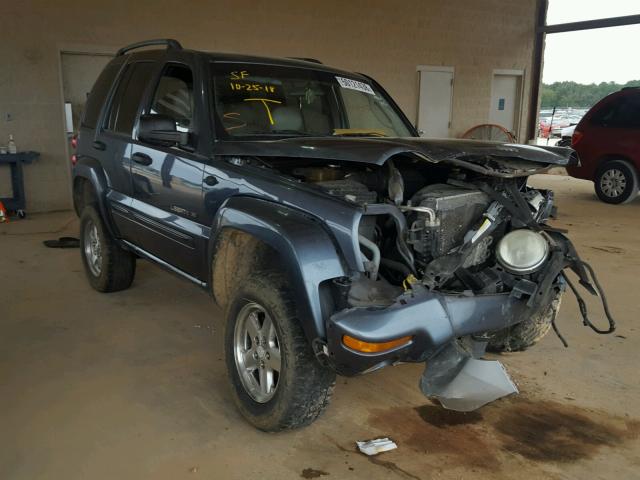 1J8GL58K62W215108 - 2002 JEEP LIBERTY LI BLUE photo 1