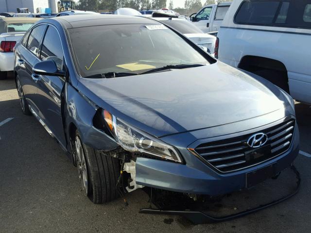 5NPE34ABXFH165117 - 2015 HYUNDAI SONATA SPO BLUE photo 1