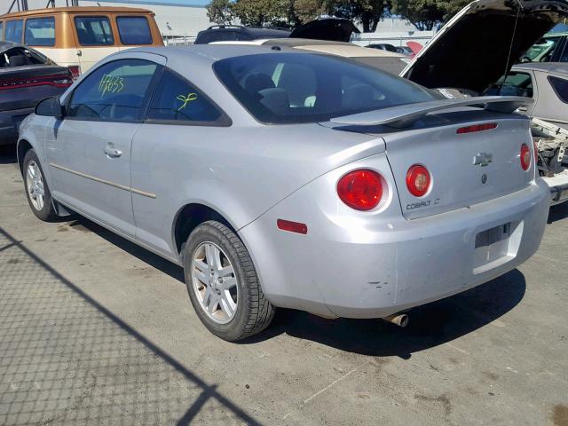 1G1AL15F377366558 - 2007 CHEVROLET COBALT LT SILVER photo 3