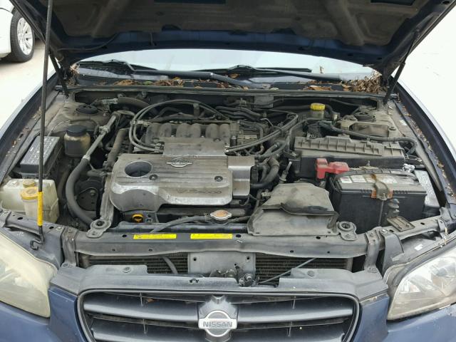 JN1CA31D01T621769 - 2001 NISSAN MAXIMA GXE BLUE photo 7