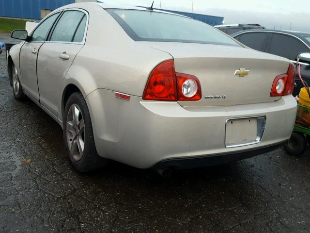 1G1ZC5EB4AF122907 - 2010 CHEVROLET MALIBU 1LT TAN photo 3