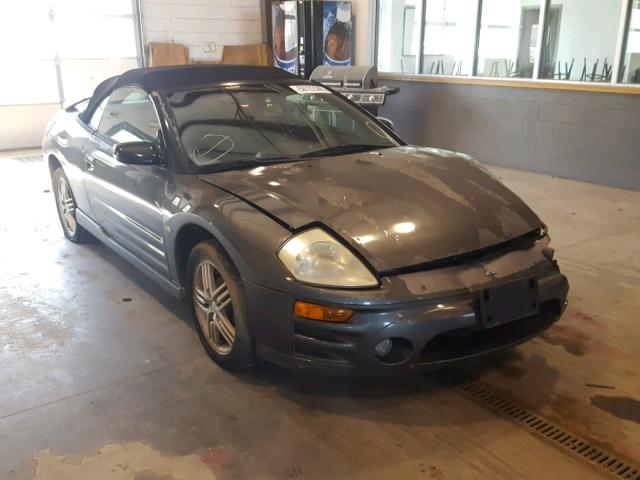 4A3AE55H54E070178 - 2004 MITSUBISHI ECLIPSE SP GRAY photo 1