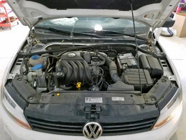 3VW2K7AJ1EM357661 - 2014 VOLKSWAGEN JETTA BASE 白色 照片 7
