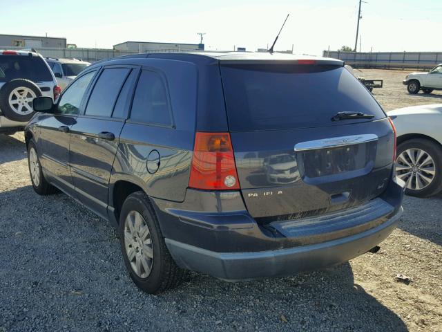 2A8GM48L08R654578 - 2008 CHRYSLER PACIFICA L BLUE photo 3