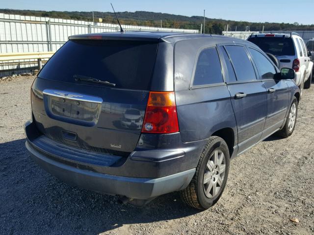 2A8GM48L08R654578 - 2008 CHRYSLER PACIFICA L BLUE photo 4
