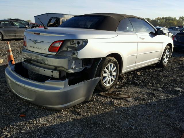 1C3LC45B59N520446 - 2009 CHRYSLER SEBRING LX SILVER photo 4