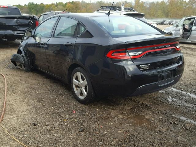 1C3CDFBB8FD301611 - 2015 DODGE DART SXT BLACK photo 3