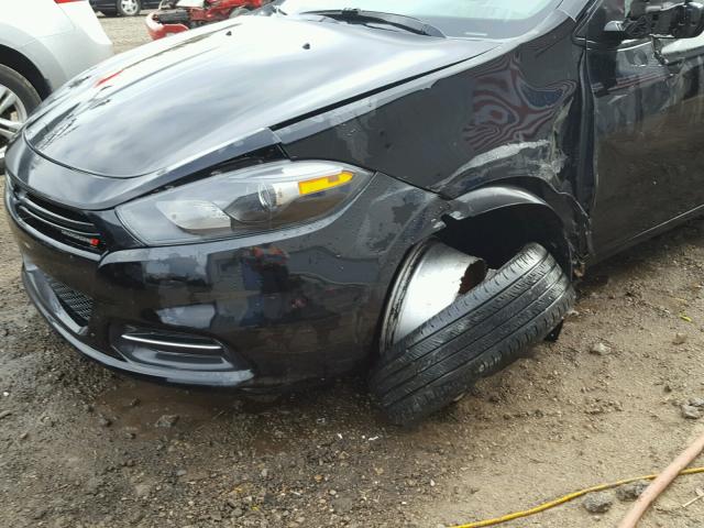 1C3CDFBB8FD301611 - 2015 DODGE DART SXT BLACK photo 9