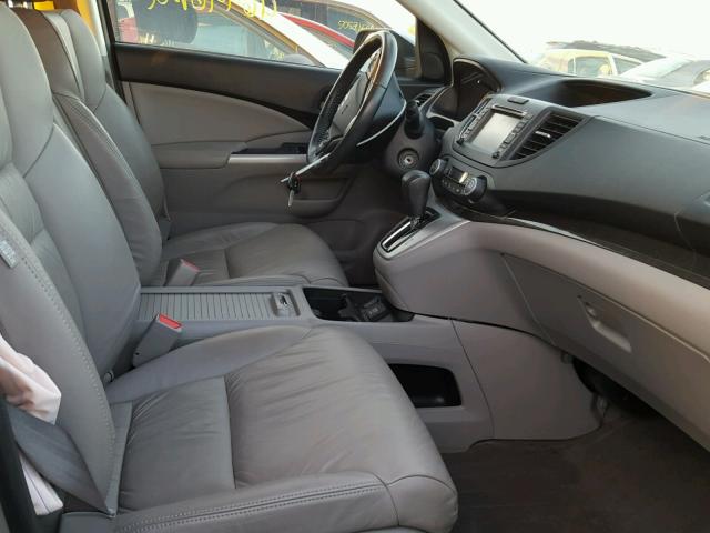 5J6RM4H76EL024064 - 2014 HONDA CR-V EXL SILVER photo 5