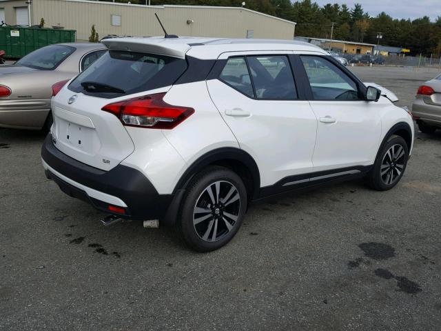 3N1CP5CU6JL518027 - 2018 NISSAN KICKS S WHITE photo 4