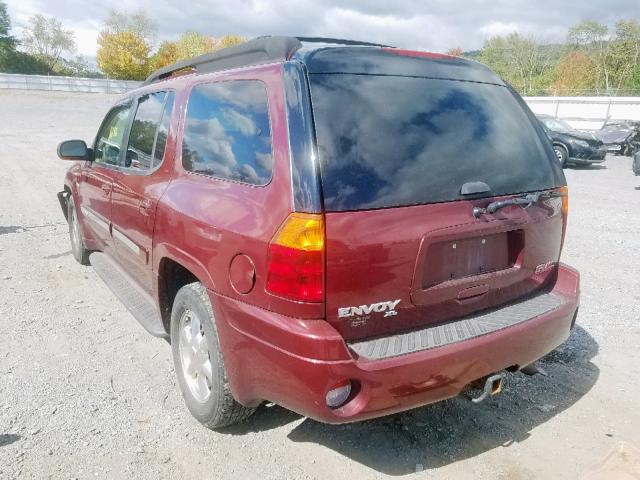 1GKET16P046136711 - 2004 GMC ENVOY XL BURGUNDY photo 3