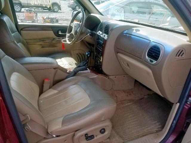 1GKET16P046136711 - 2004 GMC ENVOY XL BURGUNDY photo 5