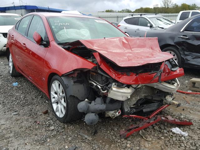 1C3CDFBA1DD123402 - 2013 DODGE DART SXT RED photo 1