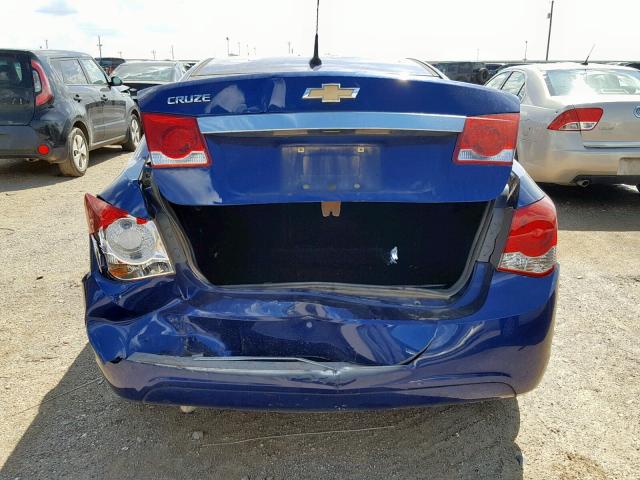 1G1PA5SH8D7192222 - 2013 CHEVROLET CRUZE LS BLUE photo 9