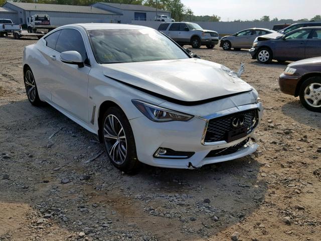 JN1EV7EL7KM290853 - 2019 INFINITI Q60 LUXE WHITE photo 1