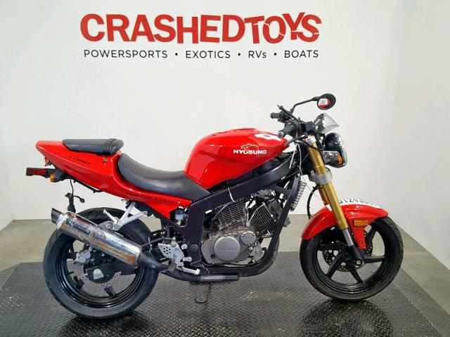 KM4MJ527991105520 - 2009 HYOSUNG GT250 RED photo 1