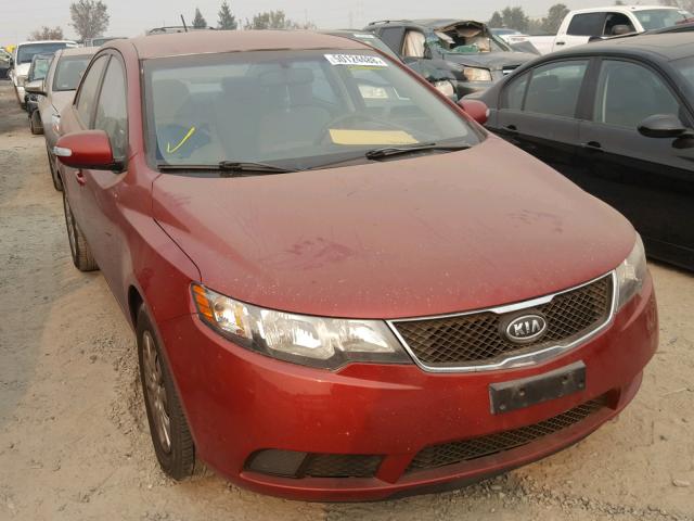 KNAFU4A20A5142713 - 2010 KIA FORTE EX BURGUNDY photo 1