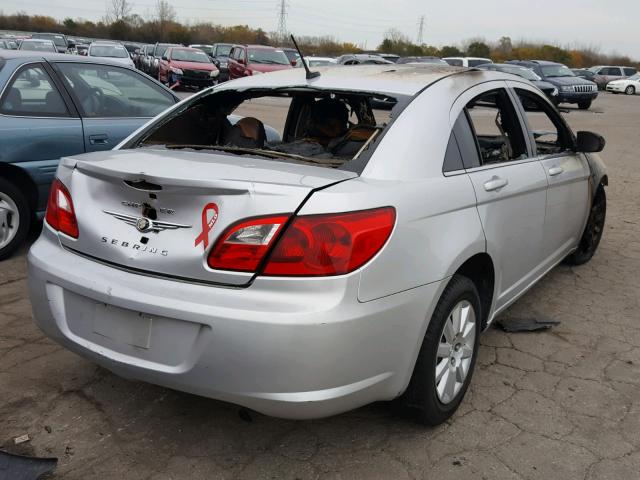 1C3LC46B79N513223 - 2009 CHRYSLER SEBRING LX SILVER photo 4