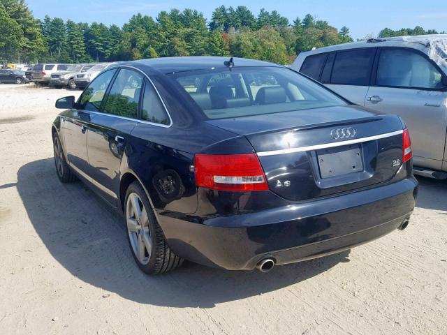 WAUDH74F18N057336 - 2008 AUDI A6 3.2 QUA BLACK photo 3