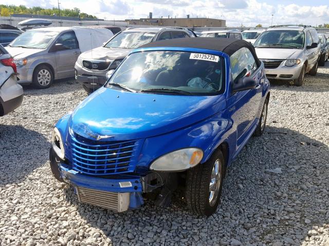 3C3EY55E85T307267 - 2005 CHRYSLER PT CRUISER BLUE photo 2