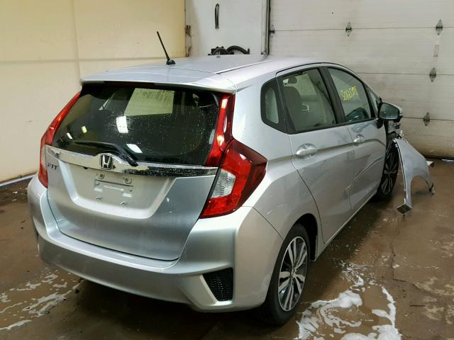 JHMGK5H71GX017557 - 2016 HONDA FIT EX SILVER photo 4