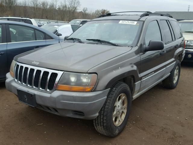 1J4GW58SXXC607932 - 1999 JEEP GRAND CHER GRAY photo 2