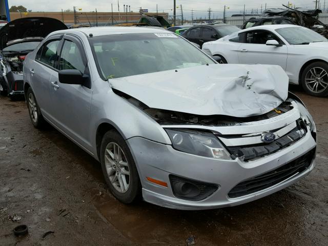 3FAHP0GAXBR239755 - 2011 FORD FUSION S SILVER photo 1