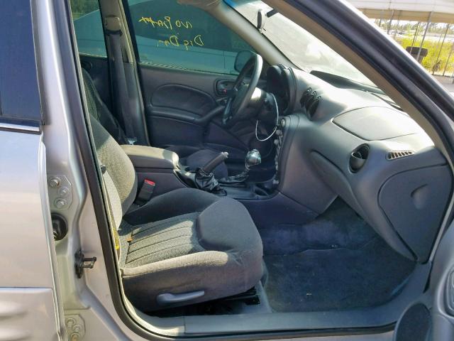 1G2NF52TX1M666208 - 2001 PONTIAC GRAND AM S SILVER photo 5