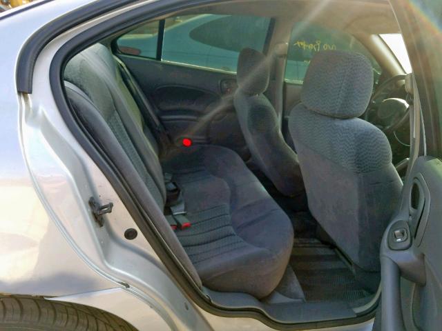 1G2NF52TX1M666208 - 2001 PONTIAC GRAND AM S SILVER photo 6