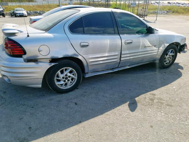 1G2NF52TX1M666208 - 2001 PONTIAC GRAND AM S SILVER photo 9