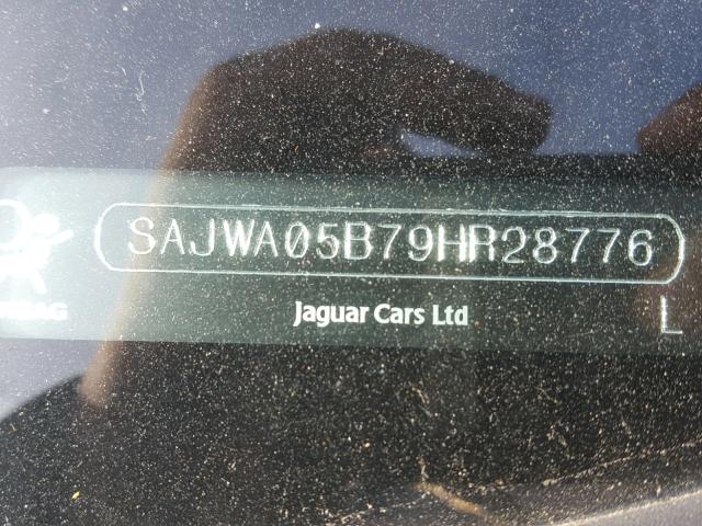 SAJWA05B79HR28776 - 2009 JAGUAR XF LUXURY BLACK photo 10