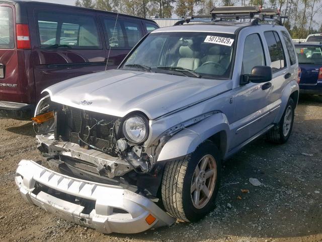 1J4GL58K07W521648 - 2007 JEEP LIBERTY LI SILVER photo 2