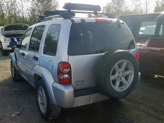 1J4GL58K07W521648 - 2007 JEEP LIBERTY LI SILVER photo 3