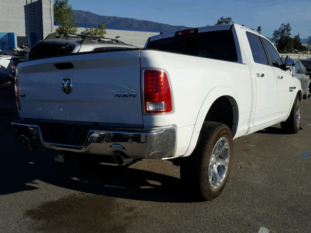 1C6RR7VM9JS310436 - 2018 RAM 1500 LARAM WHITE photo 4