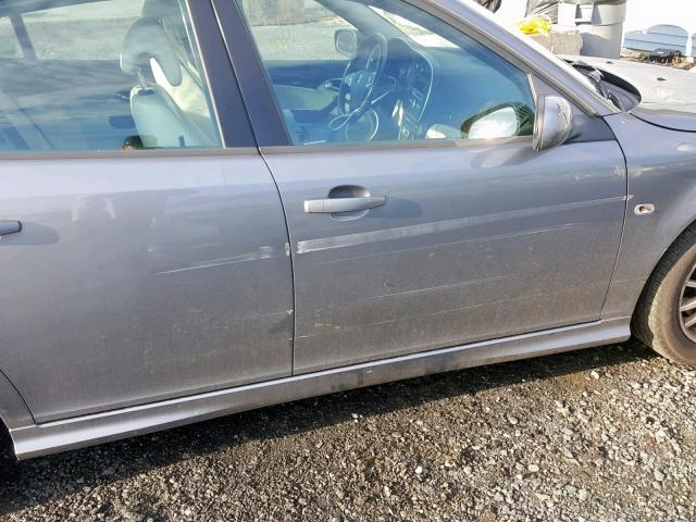 YS3FB49YX81104059 - 2008 SAAB 9-3 2.0T GRAY photo 9