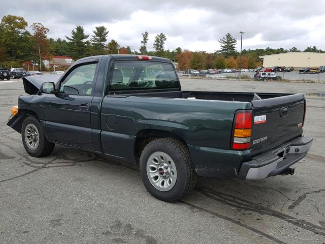 1GTEC14X36Z112774 - 2006 GMC NEW SIERRA GREEN photo 3