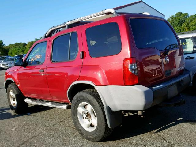 5N1ED28Y63C673258 - 2003 NISSAN XTERRA XE RED photo 3