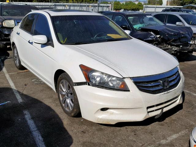 1HGCP3F85CA009476 - 2012 HONDA ACCORD EXL WHITE photo 1